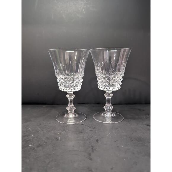 W.M. Dalton Lead Crystal Wine Glasses Set, 24% French Lead, Hand Blown Glassware - Picture 1 of 9